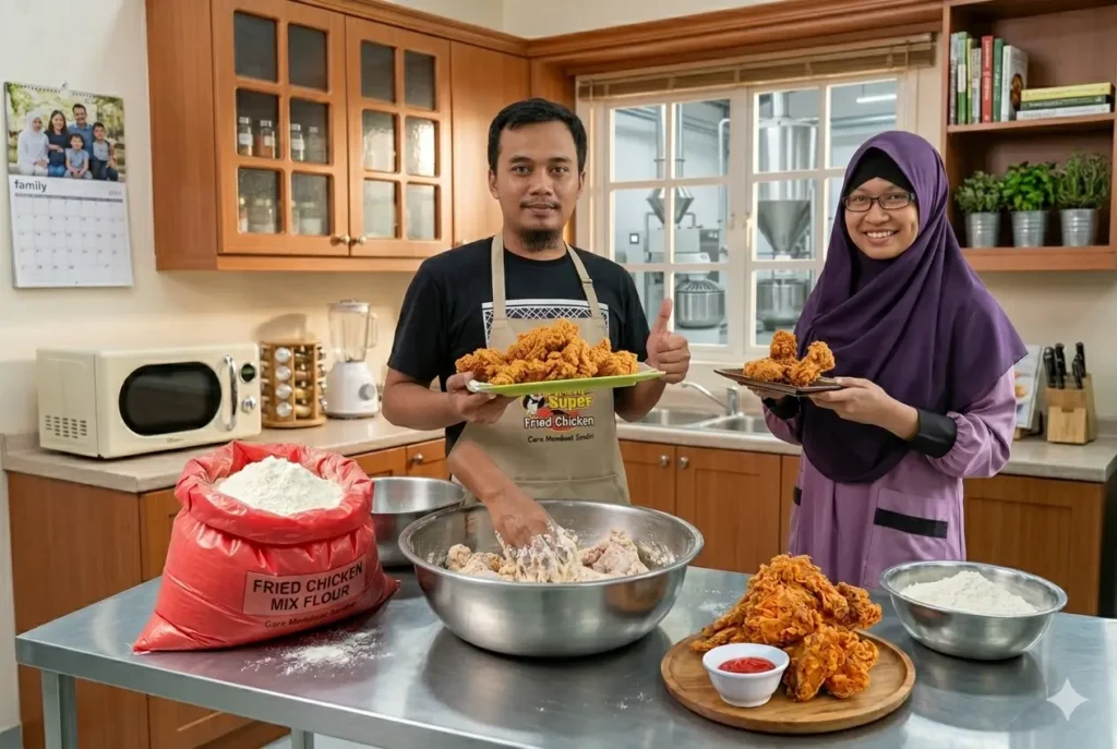 Cara Membuat Tepung Fried Chicken Sendiri di Rumah