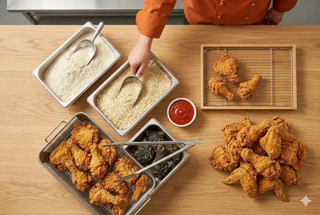 Resep Ayam Crispy Tahan Lama dan Tidak Lembek