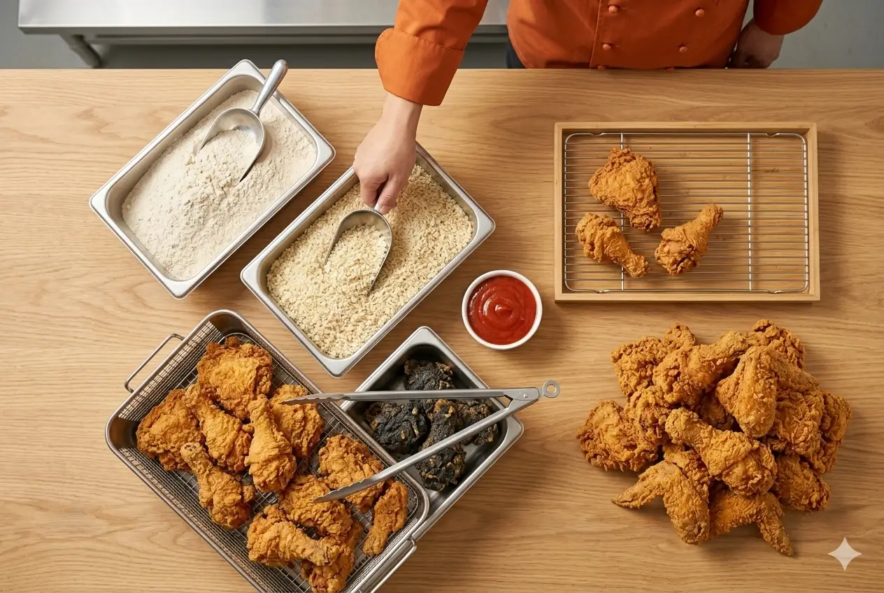 Resep Ayam Crispy Tahan Lama dan Tidak Lembek