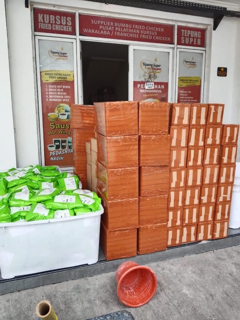 Gudang stok distributor tepung fried chicken siap kirim